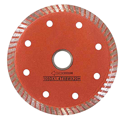 Marble cutting saw blade