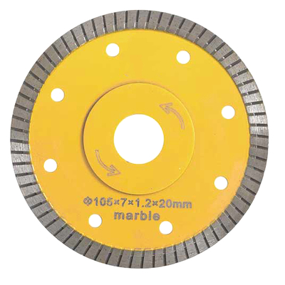 Marble cutting saw blade
